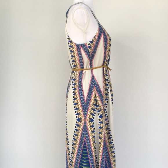 Anthropologie Maeve Pakpao Belted Maxi Dress - Picture 5 of 8